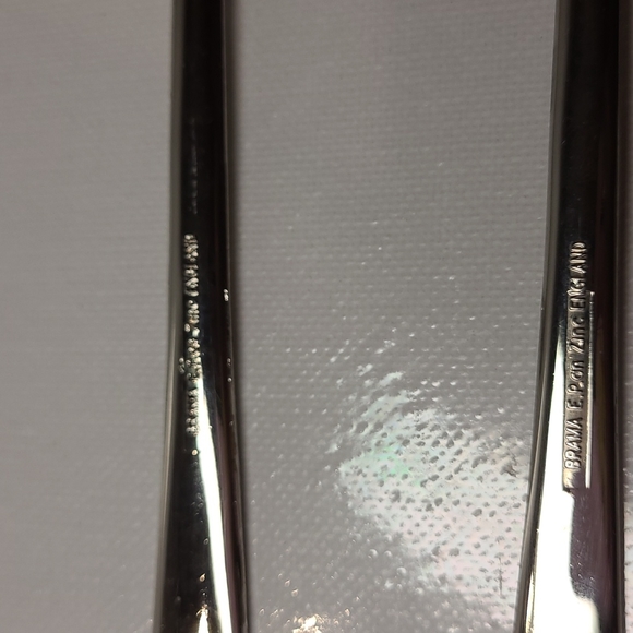 Vintage Brama E. P .ON .ZINC. ENGLAND salad spoon and fork - Picture 4 of 4